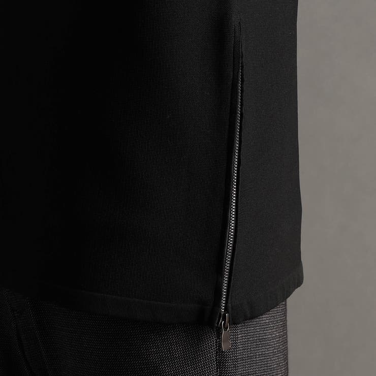 サイドジップ 半袖ニットTシャツ[品番：NICW0005652]｜NICOLE（ニコル