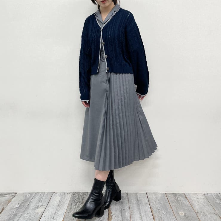 ライン配色スカシアミカーディガン | NICOLE | 詳細画像20 