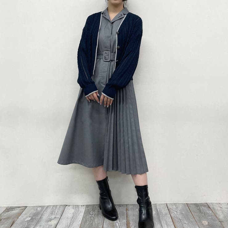 ライン配色スカシアミカーディガン | NICOLE | 詳細画像23 