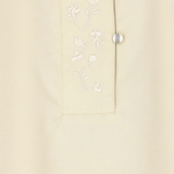 カンフー風フラワー刺繍ブラウス | NICOLE | 詳細画像10 