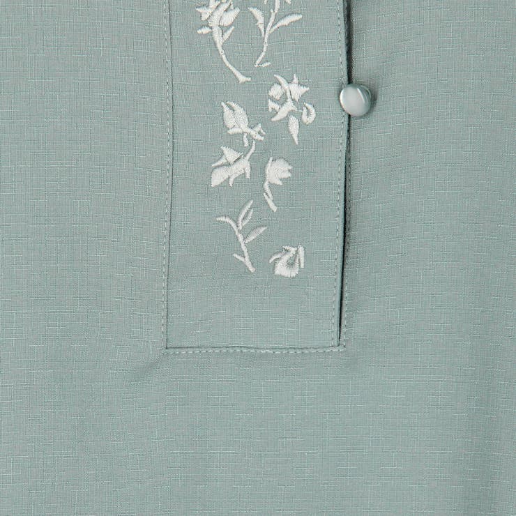 カンフー風フラワー刺繍ブラウス | NICOLE | 詳細画像13 