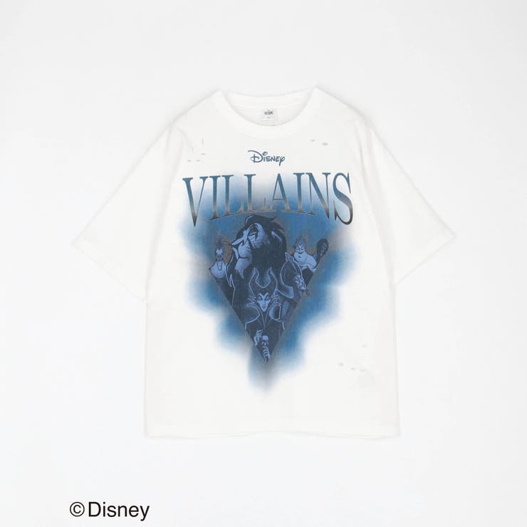 ディズニーヴィランズプリントTシャツ[品番：NICW0005784