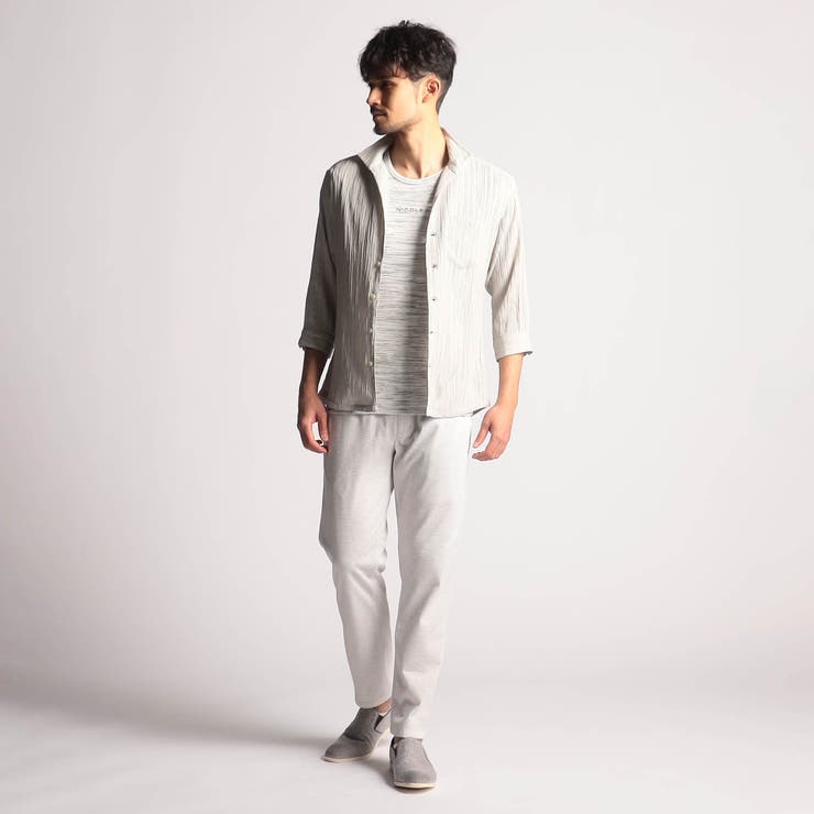 バーズアイカノコ 8分丈イージーパンツ | NICOLE | 詳細画像2 