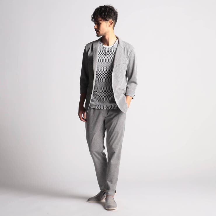 バーズアイカノコ 8分丈イージーパンツ | NICOLE | 詳細画像3 