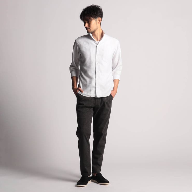 バーズアイカノコ 8分丈イージーパンツ | NICOLE | 詳細画像4 