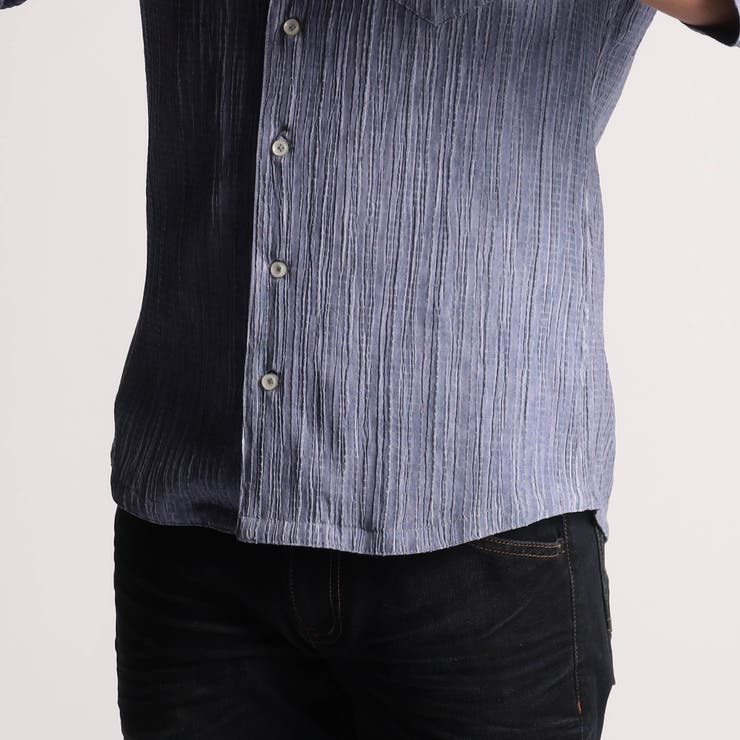 カラープリーツ7分袖スタンドカラーシャツ | NICOLE | 詳細画像18 