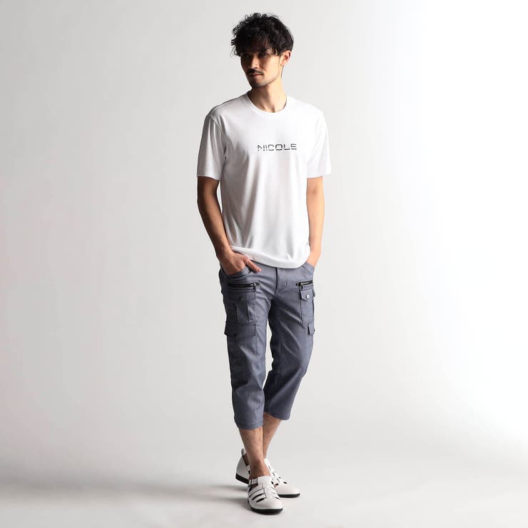 ロゴ刺繍半袖Tシャツ[品番：NICW0005552]｜NICOLE（ニコル）の