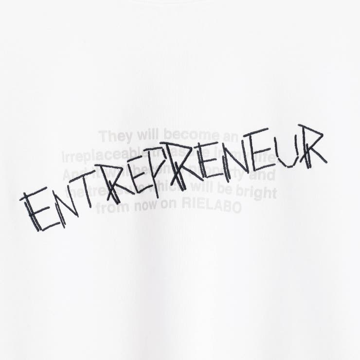 【RIELABO】ロゴデザインクルーネック半袖Tシャツ | NICOLE | 詳細画像10 