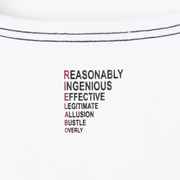 【RIELABO】ロゴデザインクルーネック半袖Tシャツ | NICOLE | 詳細画像11 