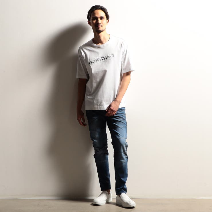 【RIELABO】ロゴデザインクルーネック半袖Tシャツ | NICOLE | 詳細画像2 