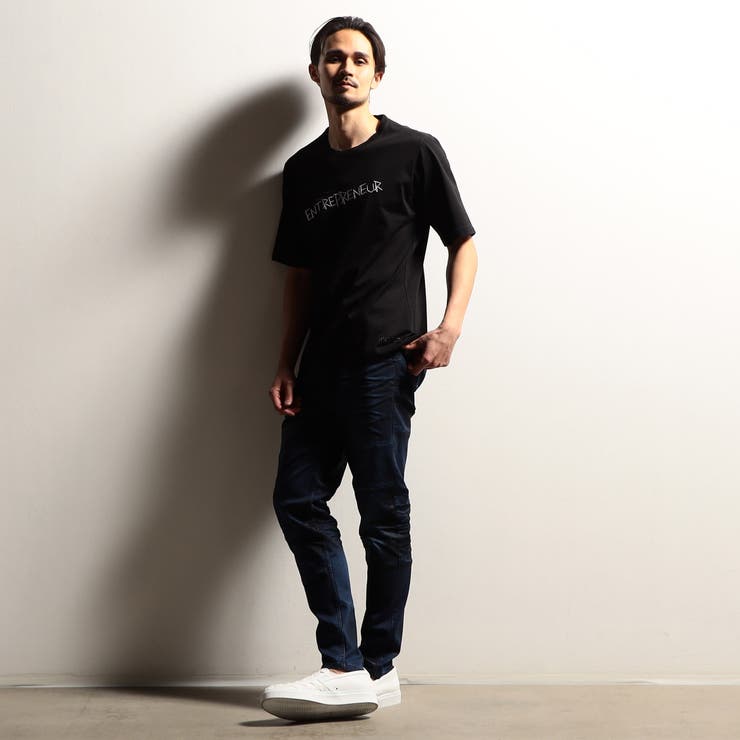 【RIELABO】ロゴデザインクルーネック半袖Tシャツ | NICOLE | 詳細画像3 