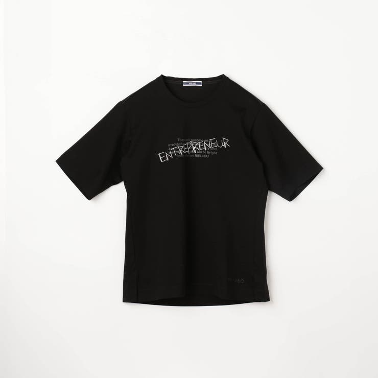 【RIELABO】ロゴデザインクルーネック半袖Tシャツ | NICOLE | 詳細画像5 