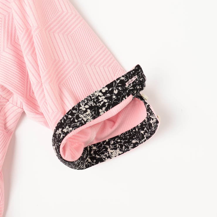 【24年モデルEC限定再販売】グラフィカルジャカードスキッパー半袖ポロシャツ | NICOLE | 詳細画像15 