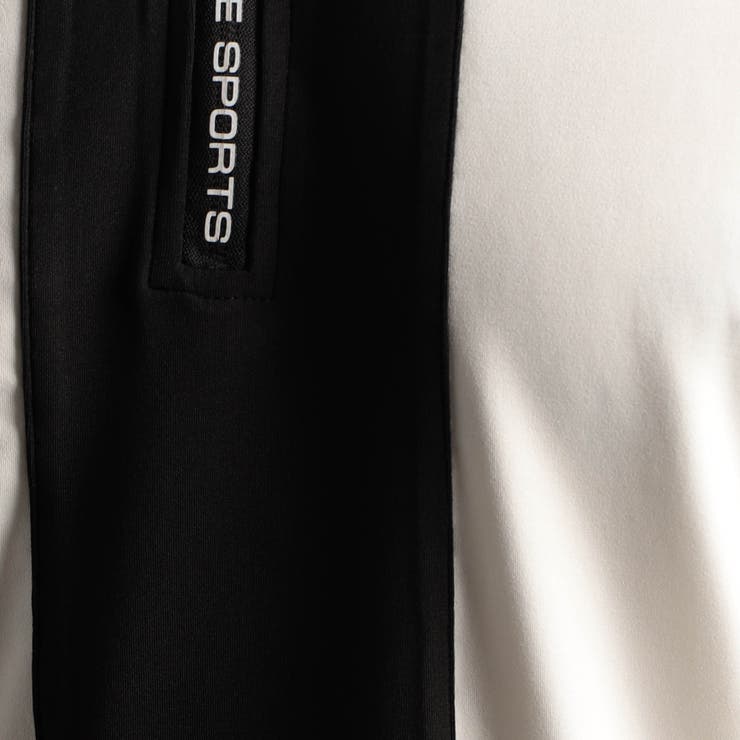 【24年モデルEC限定再販売】アラカルト切替ハーフジップポロシャツ | NICOLE | 詳細画像16 