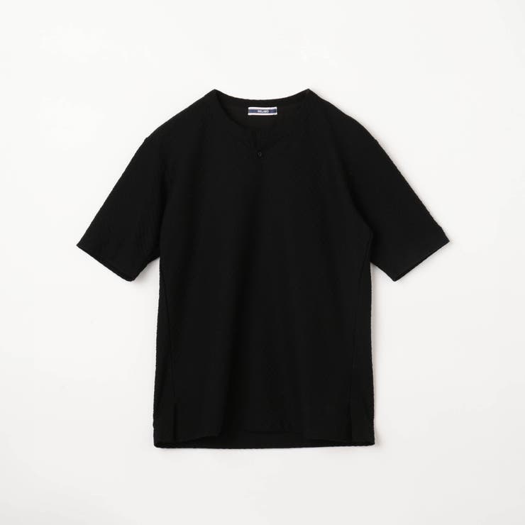 【RIELABO】シャーリングジャカード半袖キーネックカットソー | NICOLE | 詳細画像10 