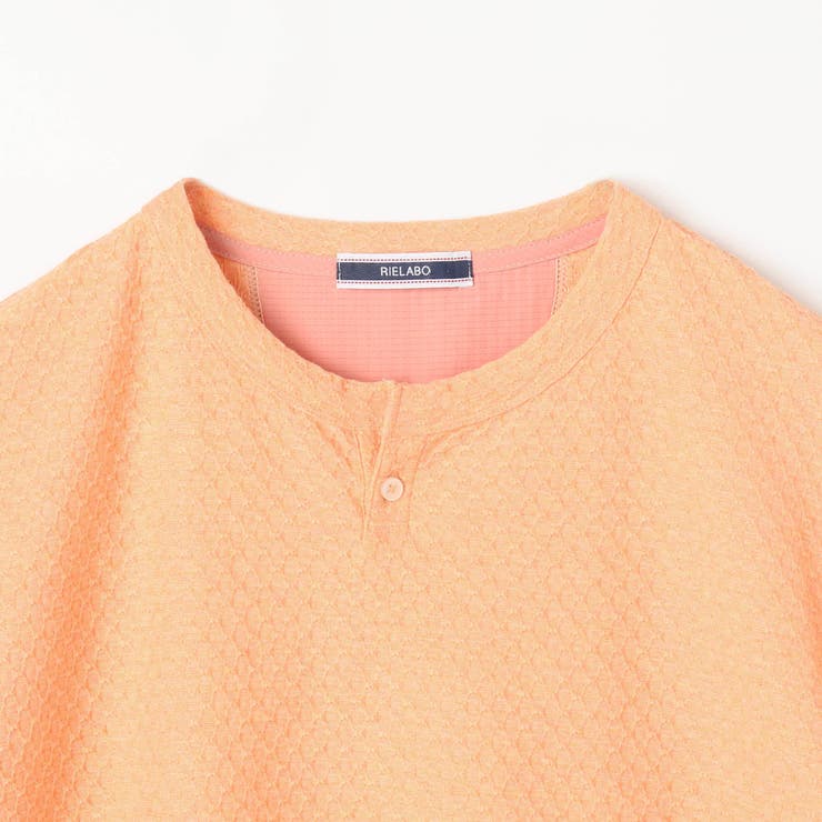 【RIELABO】シャーリングジャカード半袖キーネックカットソー | NICOLE | 詳細画像12 