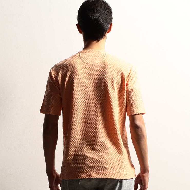 【RIELABO】シャーリングジャカード半袖キーネックカットソー | NICOLE | 詳細画像6 