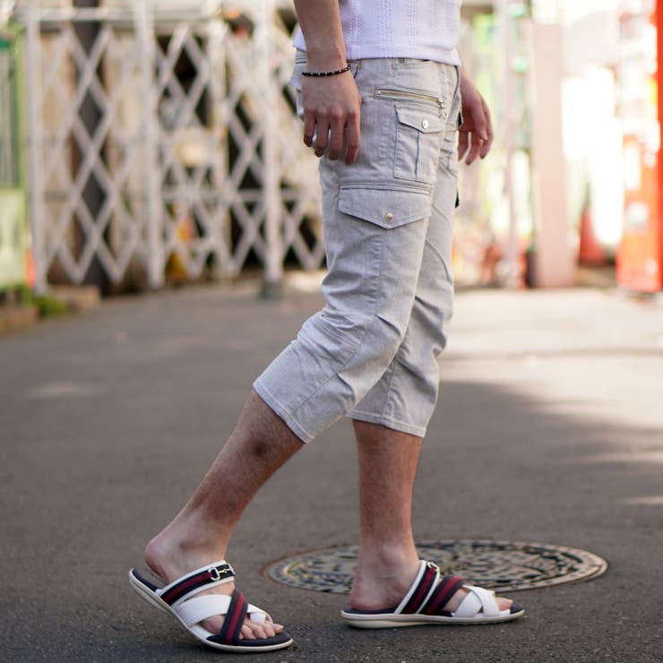 クロップドデニムカーゴパンツ[品番：NICW0005775]｜NICOLE