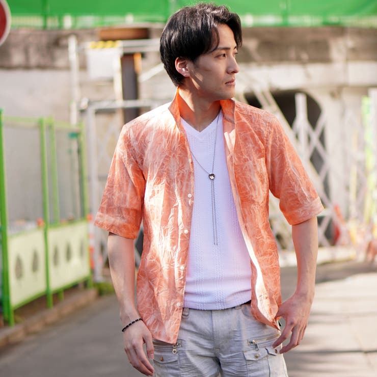 カラープリーツ5分袖シャツ[品番：NICW0005603]｜NICOLE（ニコル）の