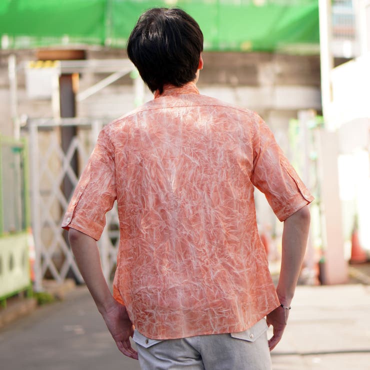 カラープリーツ5分袖シャツ[品番：NICW0005603]｜NICOLE（ニコル）の