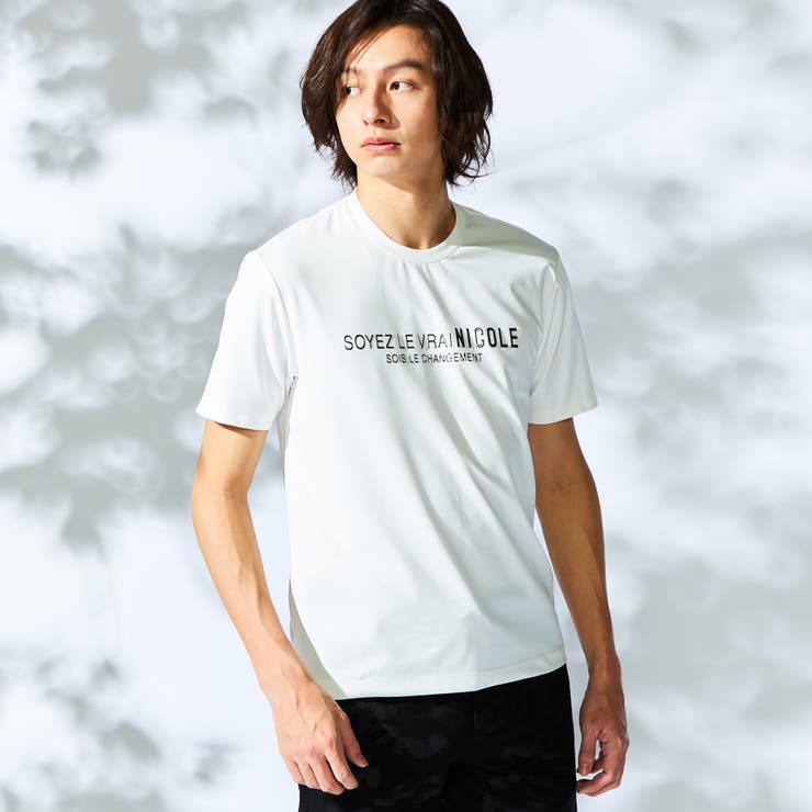メタルジェルプリント半袖Tシャツ[品番：NICW0005483]｜NICOLE（ニコル）のメンズファッション通販｜SHOPLIST（ショップリスト）
