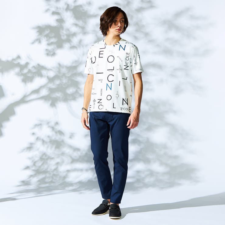 【WEB限定】総柄プリント半袖Ｔシャツ | NICOLE | 詳細画像3 