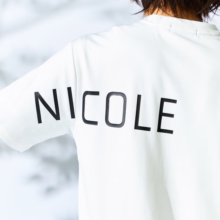 【WEB限定】ビッグロゴプリント半袖Ｔシャツ | NICOLE | 詳細画像11 