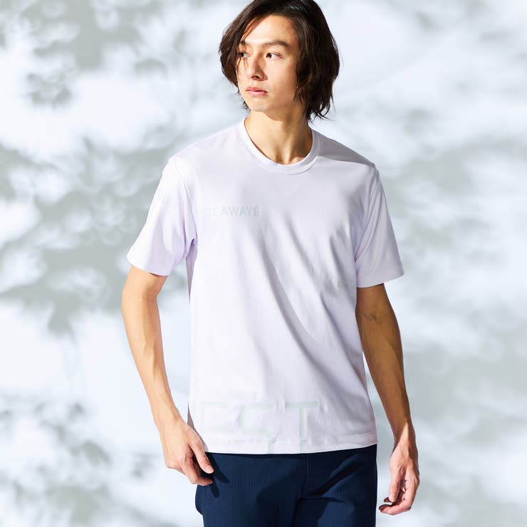 88ラベンダー | 【WEB限定】ビッグロゴプリント半袖Ｔシャツ | NICOLE
