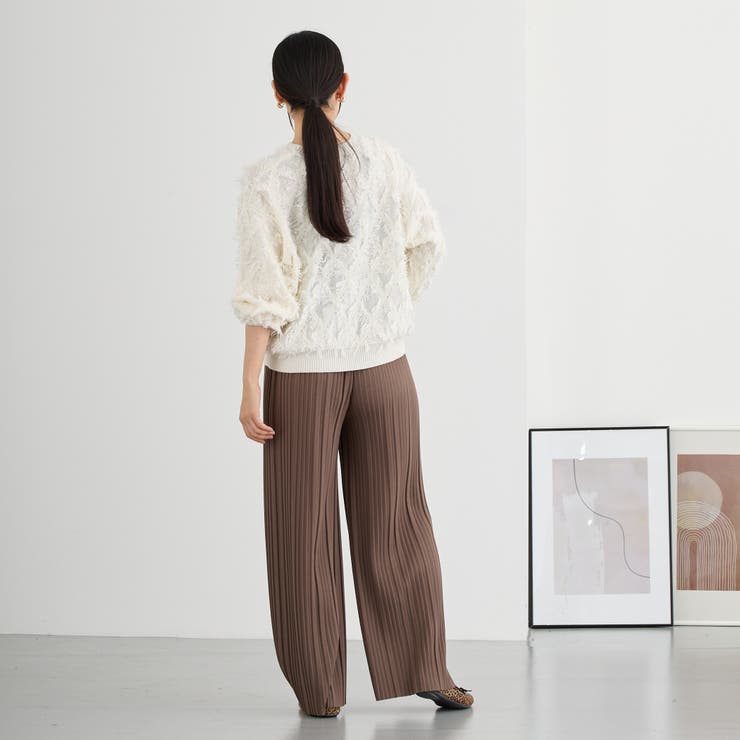 フリンジジャガードプルオーバー | NICOLE | 詳細画像11 