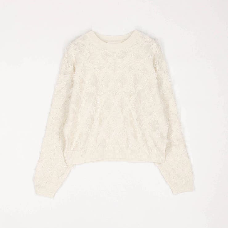 フリンジジャガードプルオーバー | NICOLE | 詳細画像2 