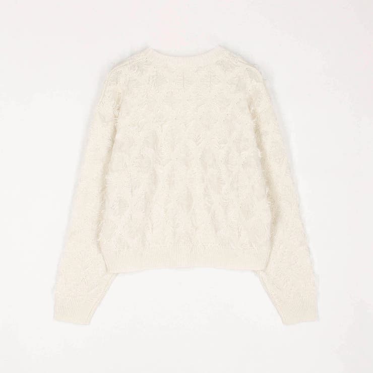 フリンジジャガードプルオーバー | NICOLE | 詳細画像4 