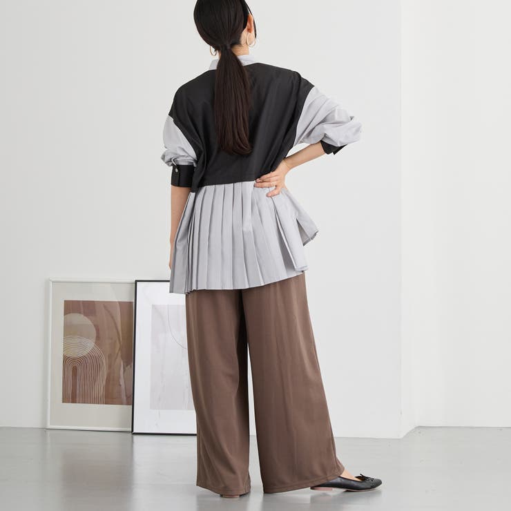 プリーツシャツブラウス | NICOLE | 詳細画像13 