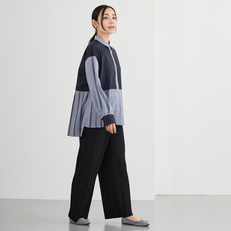 プリーツシャツブラウス | NICOLE | 詳細画像15 