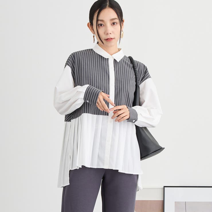 91その他2 | プリーツシャツブラウス | NICOLE