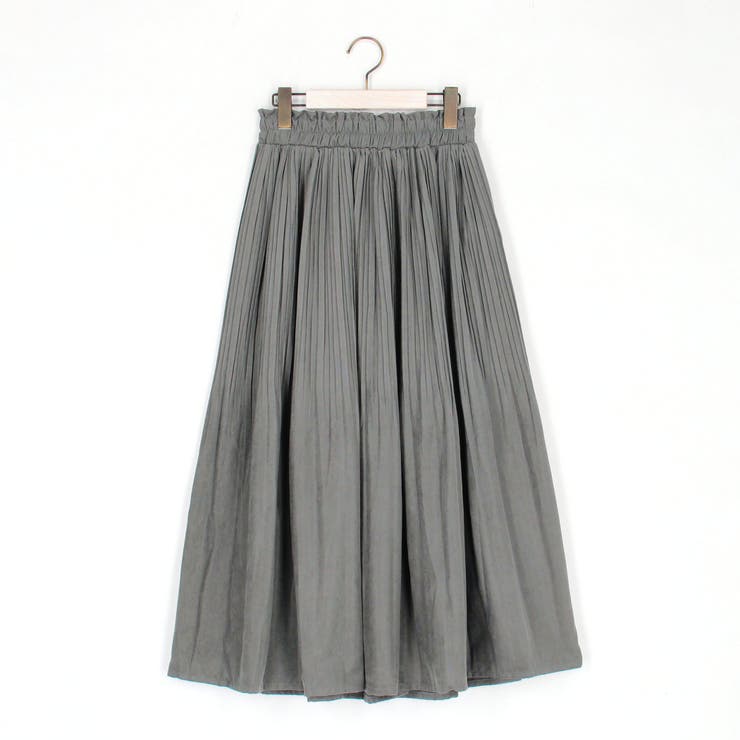 39チャコールグレー | ミジンコール プリーツスカート | NICOLE