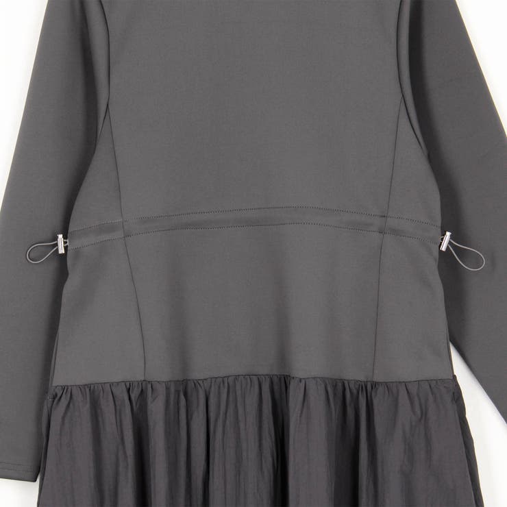ドッキング ドロスト付きワンピース[品番：NICW0006040]｜NICOLE