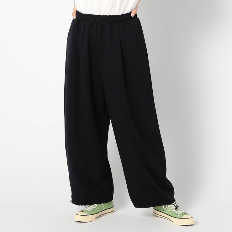 67ネイビー | 裾変化2WAY ボリュームパンツ | NICOLE