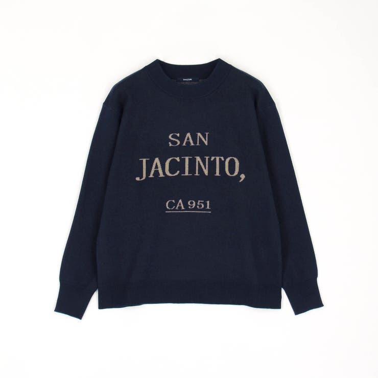 ジャガード配色ロゴニット | NICOLE | 詳細画像17 