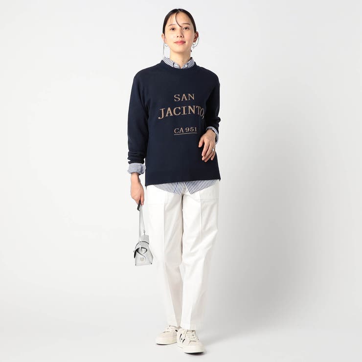 ジャガード配色ロゴニット | NICOLE | 詳細画像4 