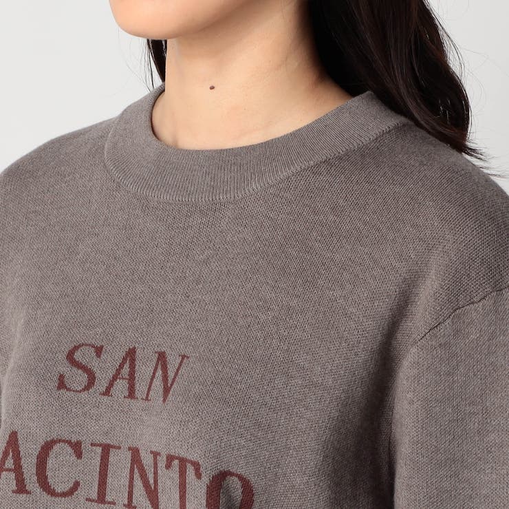 ジャガード配色ロゴニット | NICOLE | 詳細画像7 