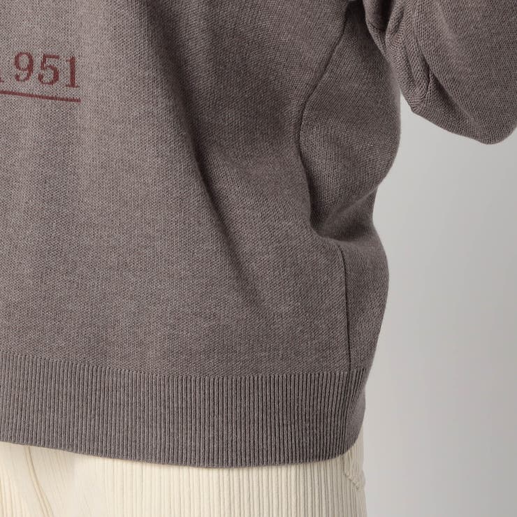 ジャガード配色ロゴニット | NICOLE | 詳細画像9 