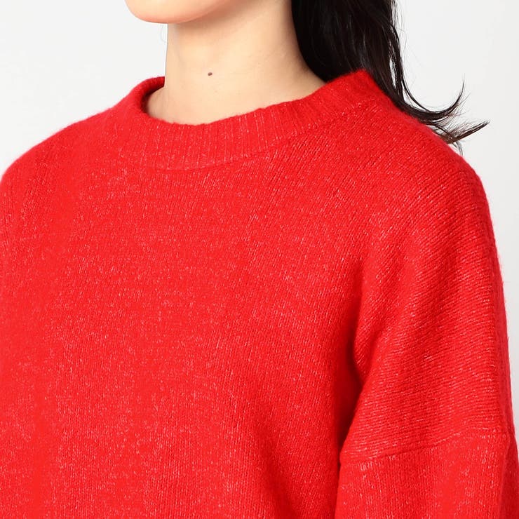 ショートワイドクルーネックニット[品番：NICW0006146]｜NICOLE