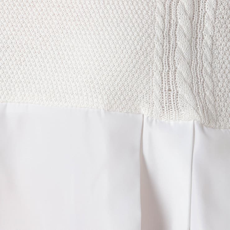 ニットブラウス ドッキングプルオーバー | NICOLE | 詳細画像12 