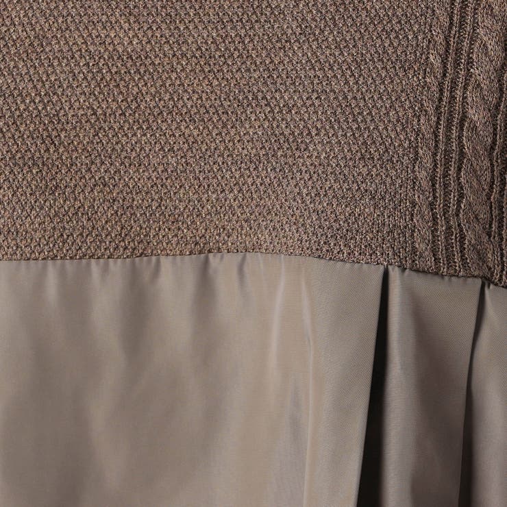 ニットブラウス ドッキングプルオーバー | NICOLE | 詳細画像13 