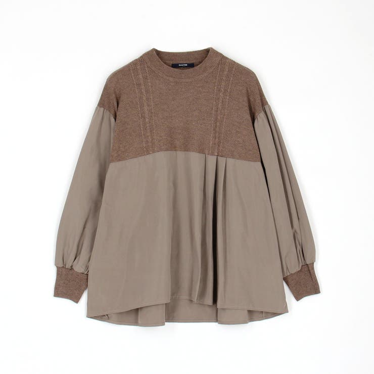 ニットブラウス ドッキングプルオーバー | NICOLE | 詳細画像17 