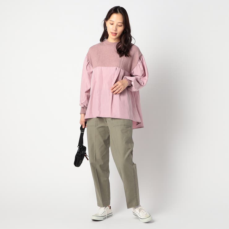 ニットブラウス ドッキングプルオーバー | NICOLE | 詳細画像2 