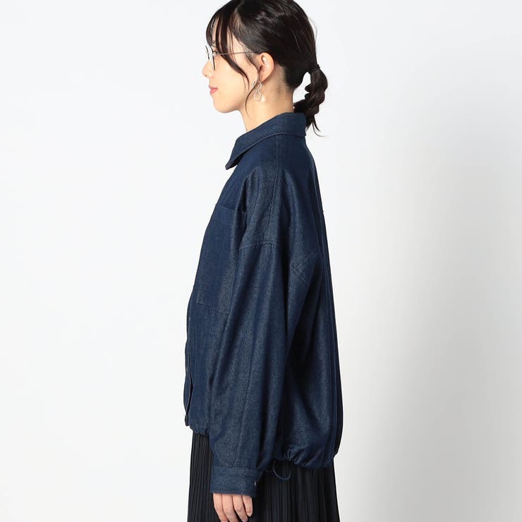 ドロスト仕様 ブルゾンライクシャツ[品番：NICW0005958]｜NICOLE
