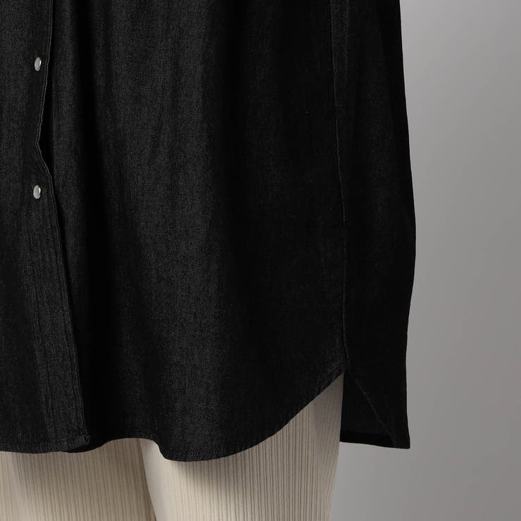 ウエスタン風 ノーカラーデニムシャツ | NICOLE | 詳細画像18 