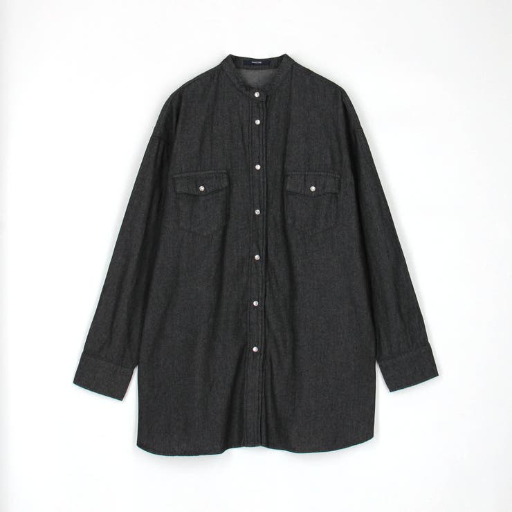 ウエスタン風 ノーカラーデニムシャツ | NICOLE | 詳細画像20 