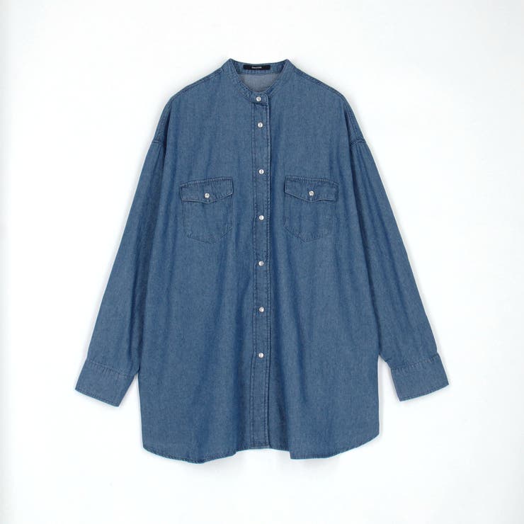 ウエスタン風 ノーカラーデニムシャツ | NICOLE | 詳細画像21 